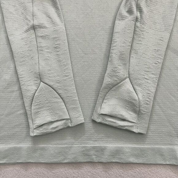 Lululemon Women Distorted Static Delicate Mint White Swiftly Tech LS 2.0 Shirt 8 - Picture 3 of 11